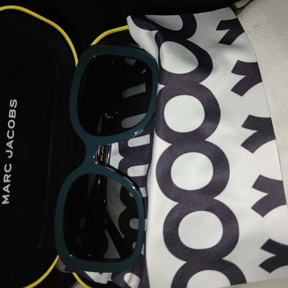 Marc Jacobs Dark Teal Sunglasses - Picture 1 of 1